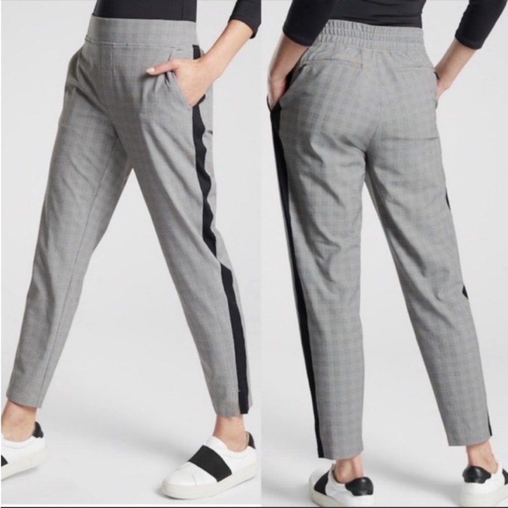 Athleta Plaid Brooklyn Pant